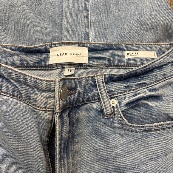 Dear John Blue Straight Leg Jeans - Picture 3 of 4